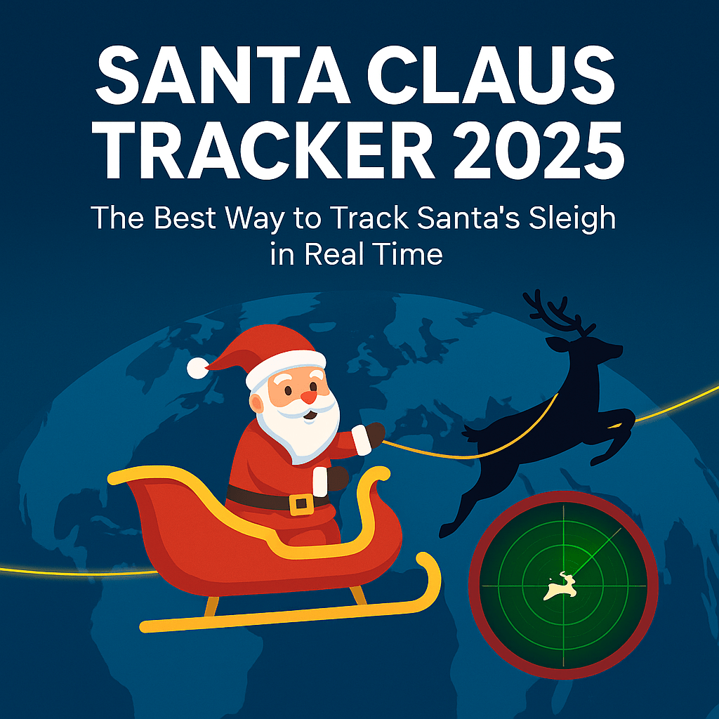 Santa Claus Tracker 2025: How to Follow the Big Guy on Christmas Eve - Tree Treasures