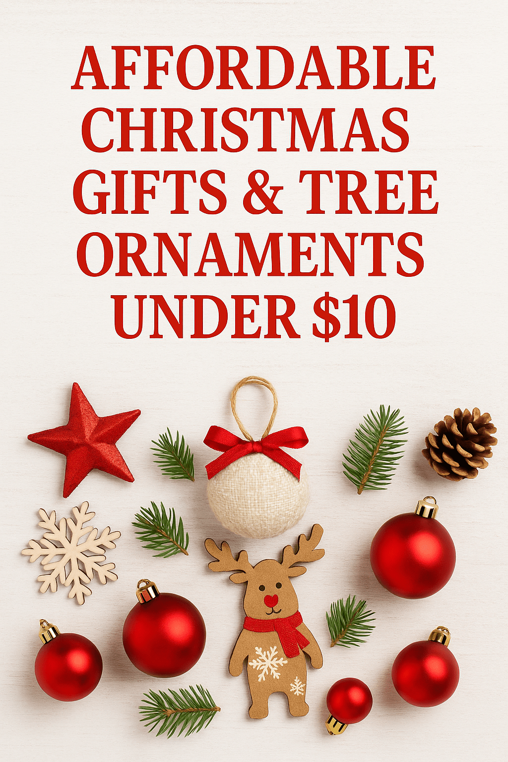 Gifts & Ornaments Under $10 - Tree Treasures