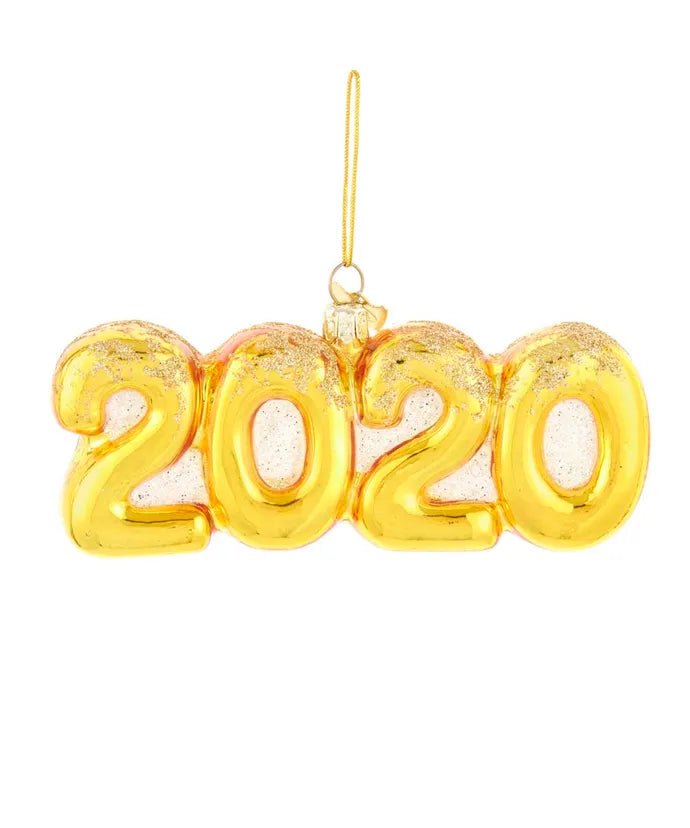 2020 Dated Glass Ornament – Noble Gems by Kurt Adler - Tree Treasures