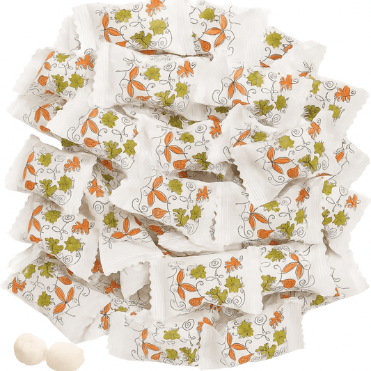 216ct Fall Buttermints Bulk Candy Individually Wrapped – Individually Wrapped Autumn Leaf Candy – Tree Treasures 2 - Pack – Thanksgiving Mints for Dinner, Weddings, Buffets, and Party Favors - Tree Treasures