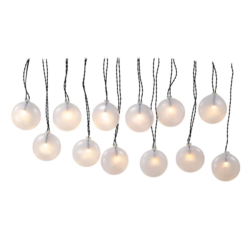 27.5 ft 12 Days of Christmas Vintage LED String Lights – Warm White, UL, Indoor/Outdoor - Tree Treasures