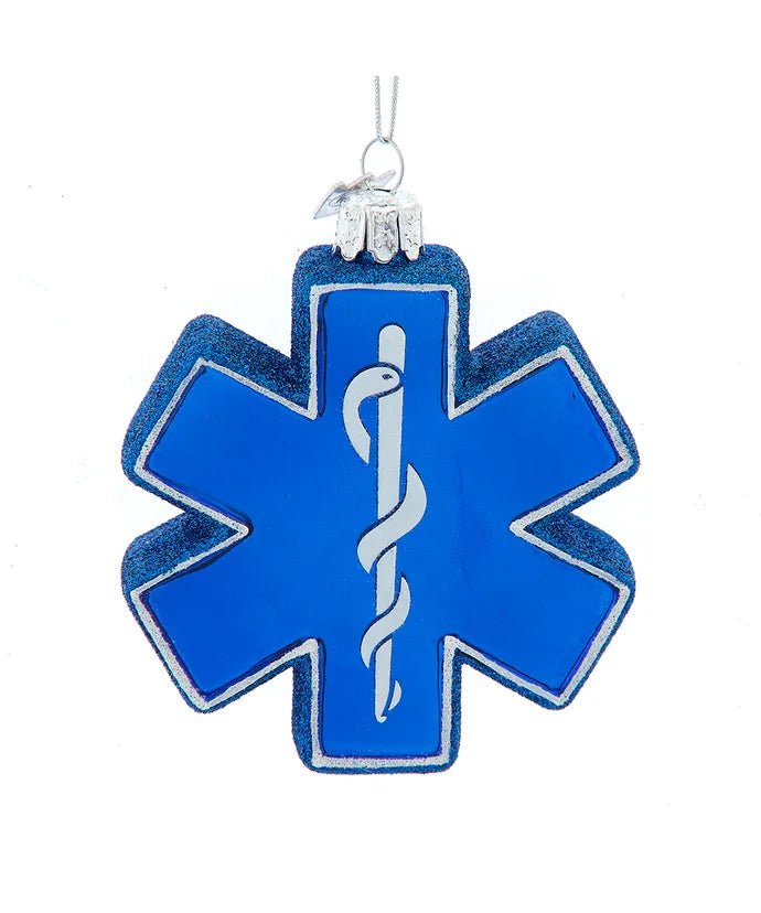 3.5 - Inch EMT Logo Glass Ornament – Noble Gems - Tree Treasures
