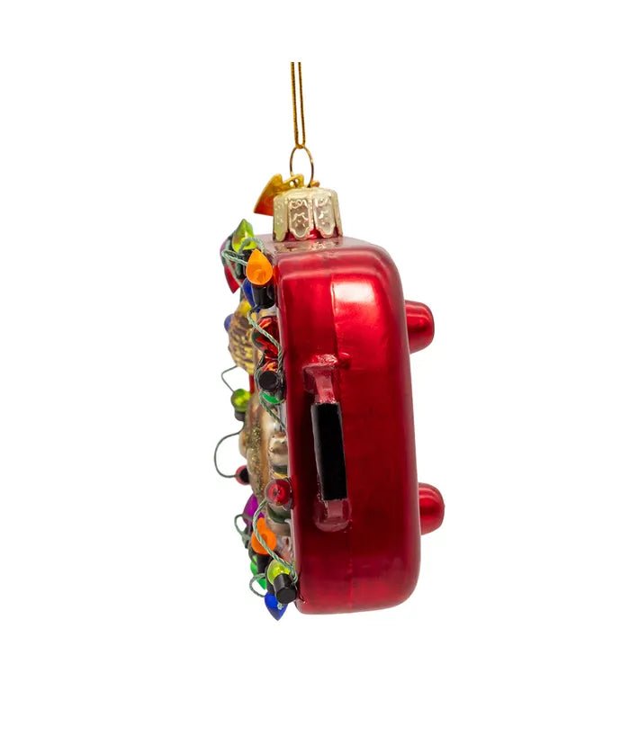 5.5 - Inch Glass Barbecue Grill Ornament – Noble Gems - Tree Treasures