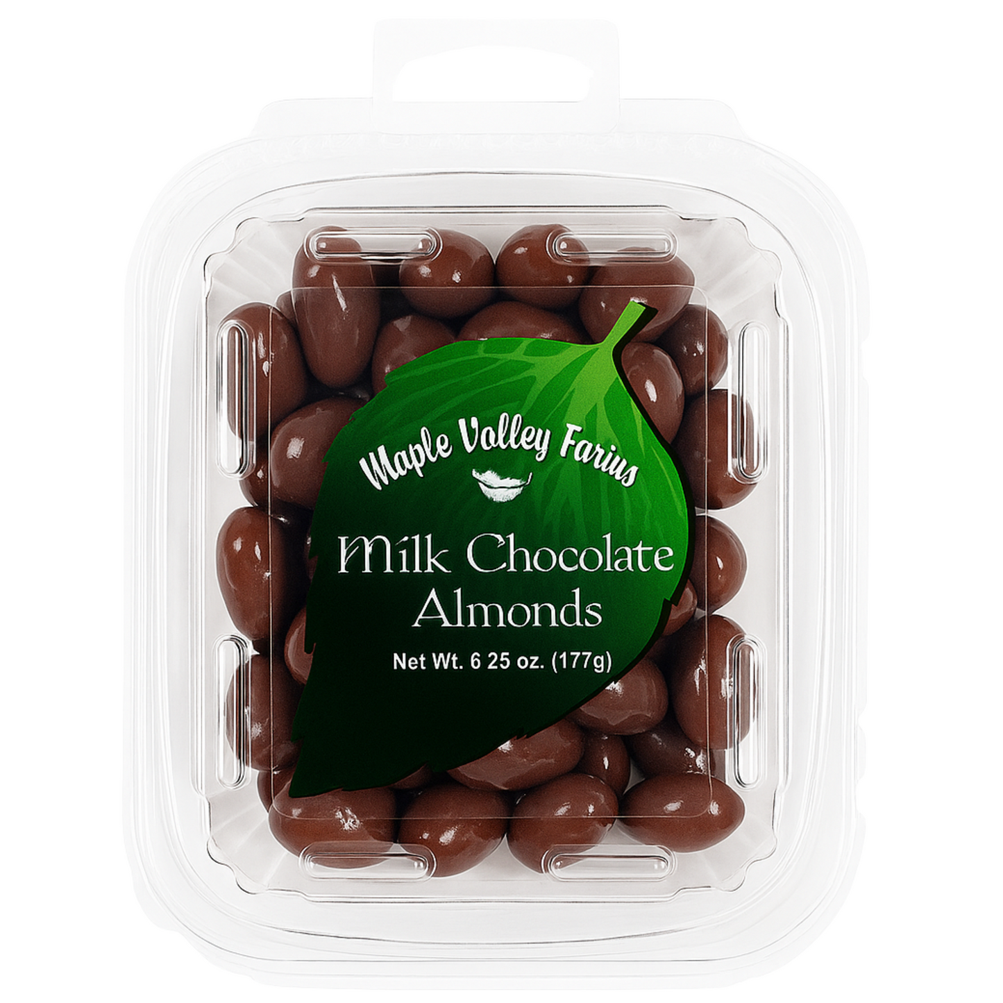 Maple Valley Farms Milk Chocolate Almonds 6.25 OZ
