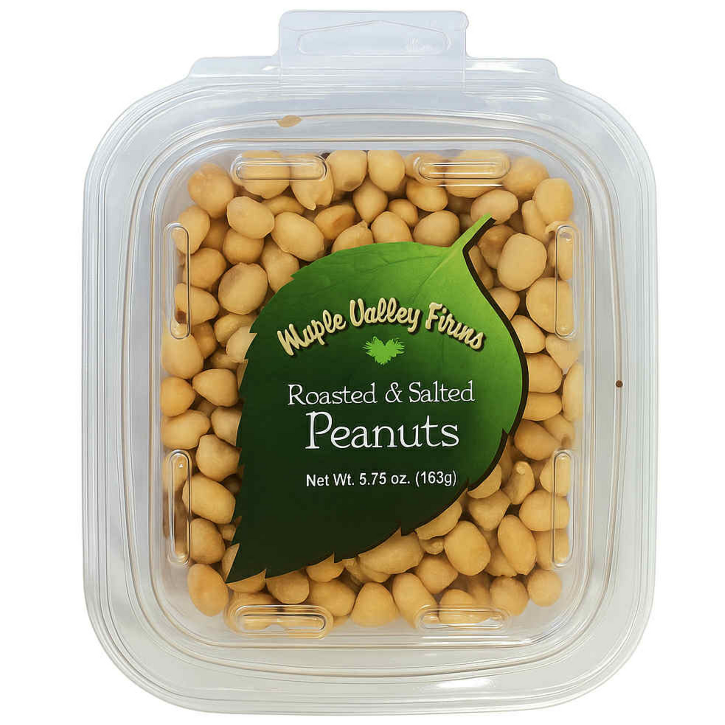 Maple Valley Farms Roasted And Salted Peanuts 5.75 OZ PEG TUB
