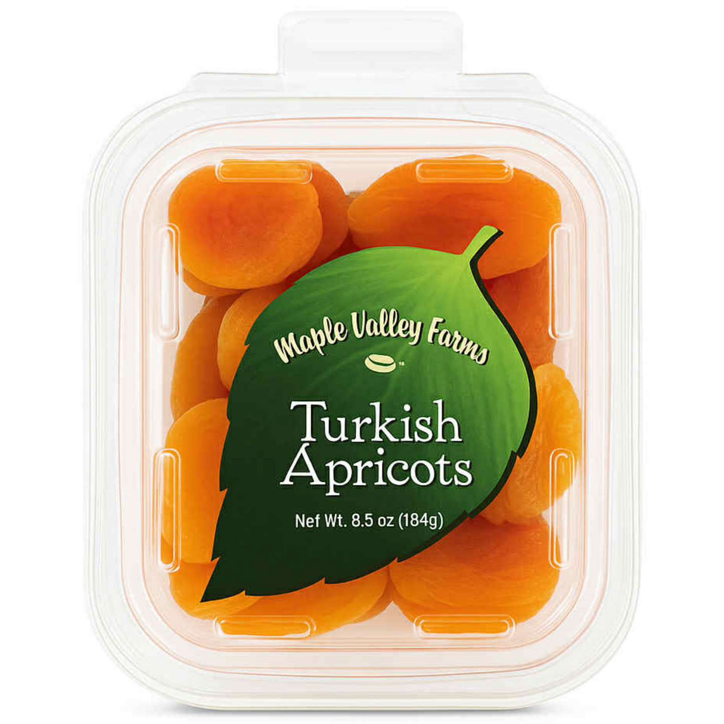 Maple Valley Farms Turkish Apricots 6.5 OZ Peg Tub