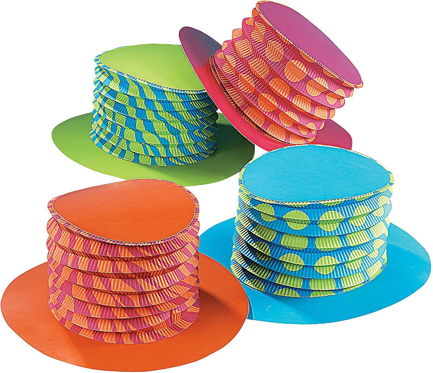 Accordion Party Hats - 12 Pack - Tree Treasures