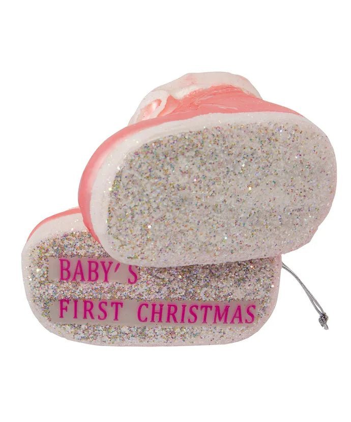 Baby Girl Glass Ornament Set – 4 Pieces – Noble Gems - Tree Treasures