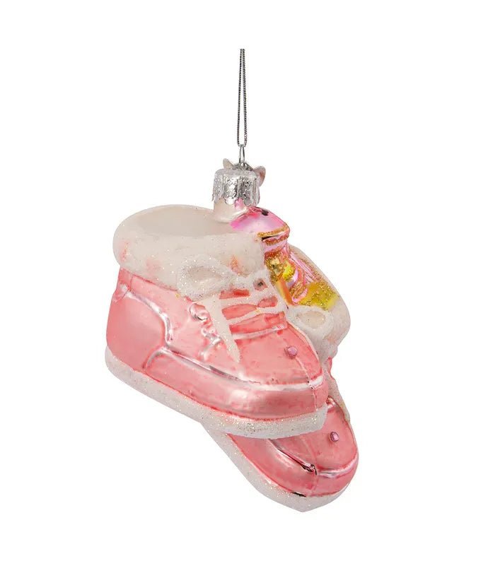 Baby Girl Glass Ornament Set – 4 Pieces – Noble Gems - Tree Treasures