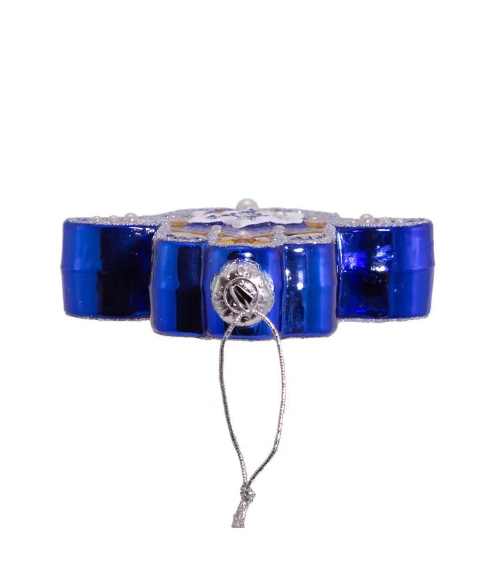 Blue NB1519 Glass Ornament – Noble Gems by Kurt Adler - Tree Treasures