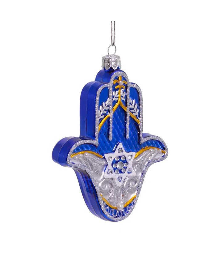 Blue NB1519 Glass Ornament – Noble Gems by Kurt Adler - Tree Treasures
