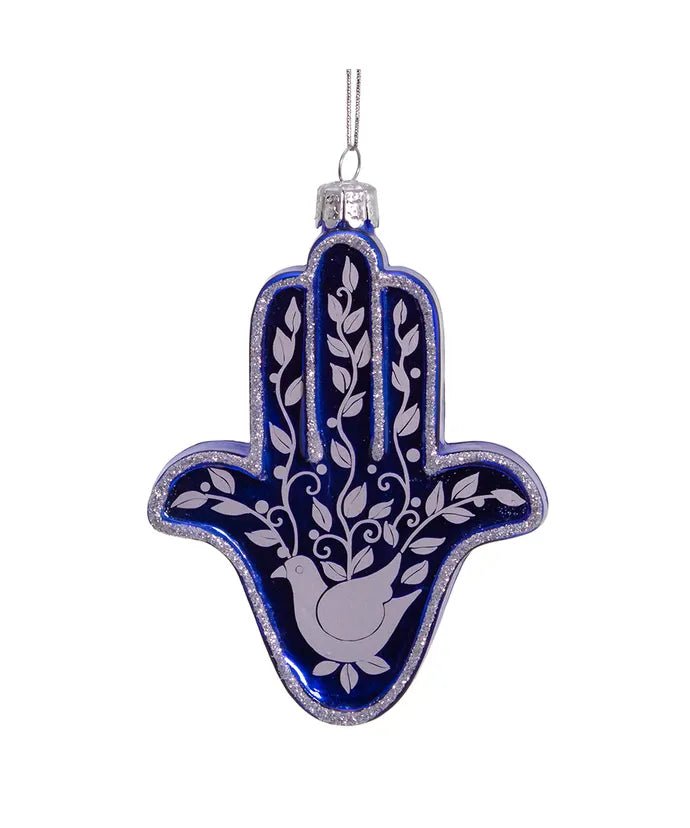 Blue NB1519 Glass Ornament – Noble Gems by Kurt Adler - Tree Treasures