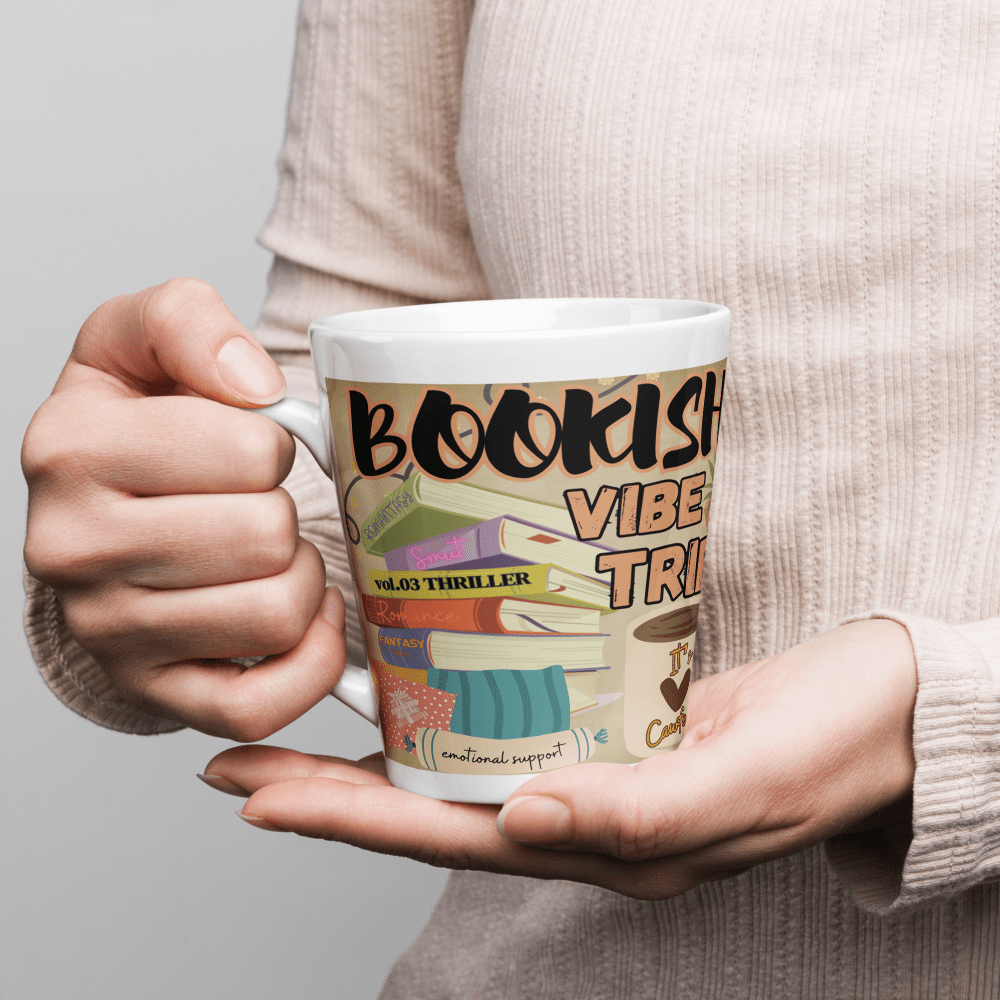 Bookish Vibe Tribe Mug – Cozy Coffee Cup for Avid Readers & Book Lovers - Tree Treasures