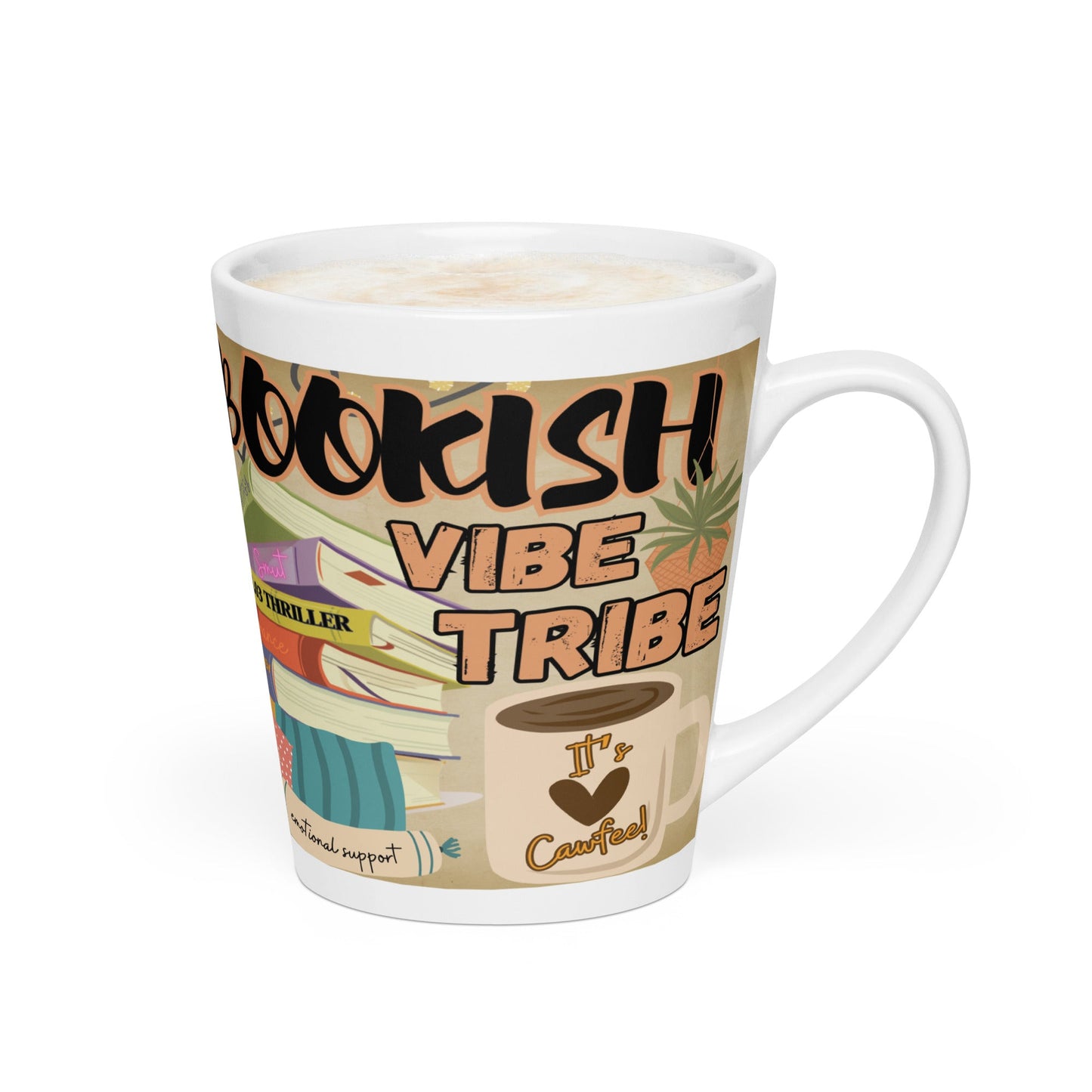 Bookish Vibe Tribe Mug – Cozy Coffee Cup for Avid Readers & Book Lovers - Tree Treasures