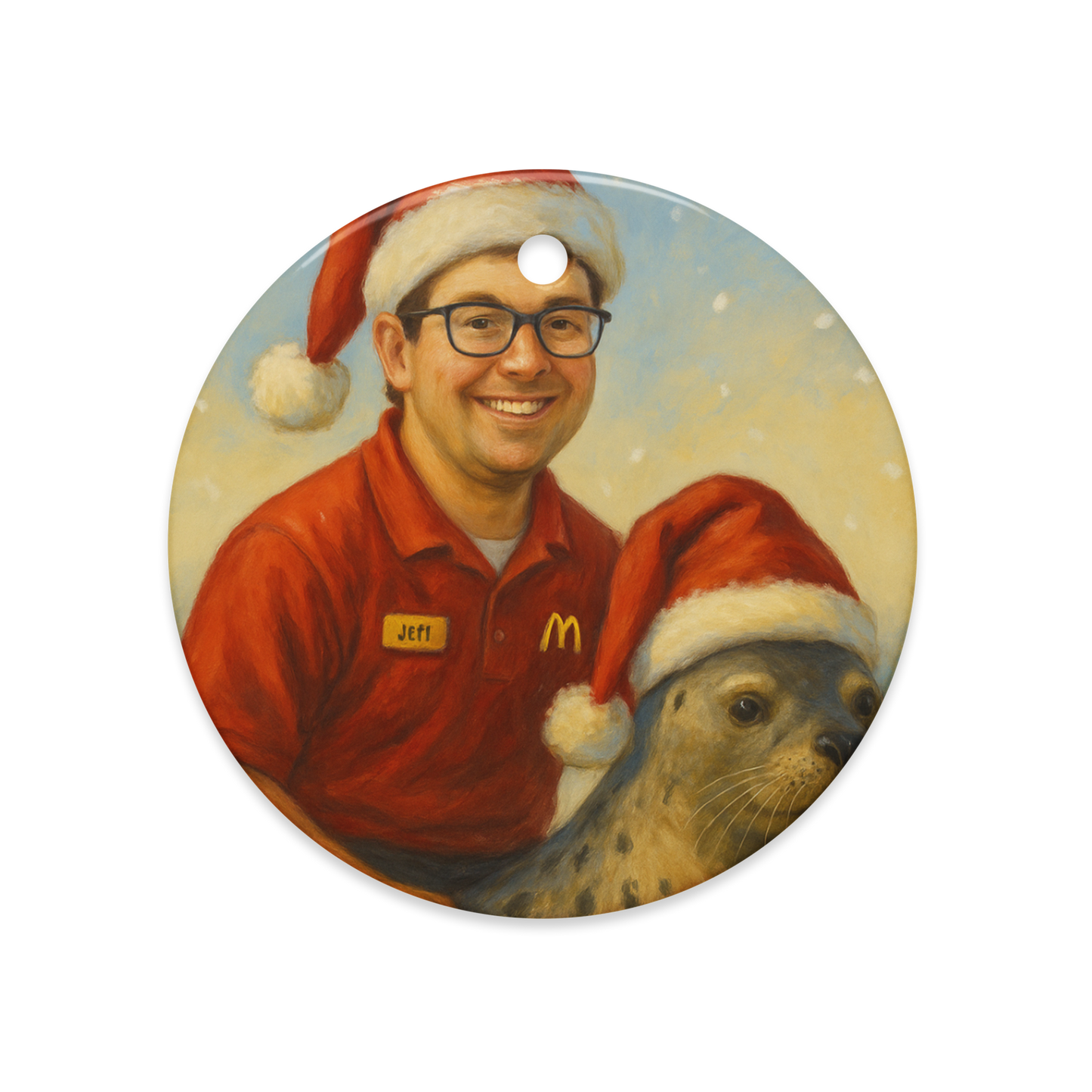 Custom Christmas Ornament — Your Idea, Artistically Brought to Life