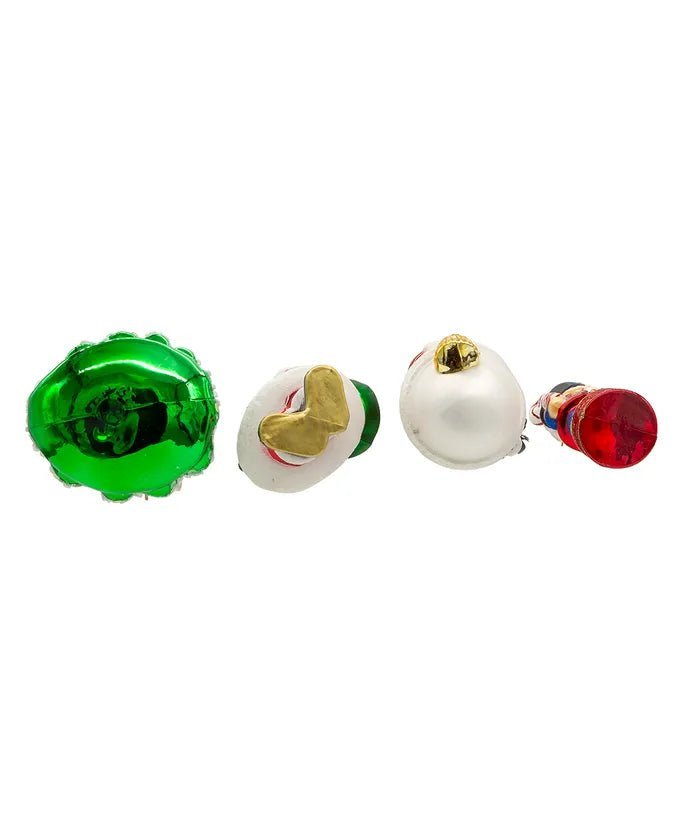 Christmas Ornament Box Set – 4 - Piece – 3"–5.75" – Noble Gems - Tree Treasures