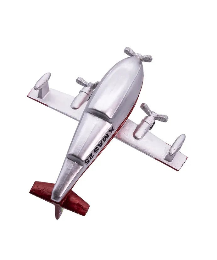 Christmas Sea Plane Ornament – 6 - Inch Noble Gems - Tree Treasures