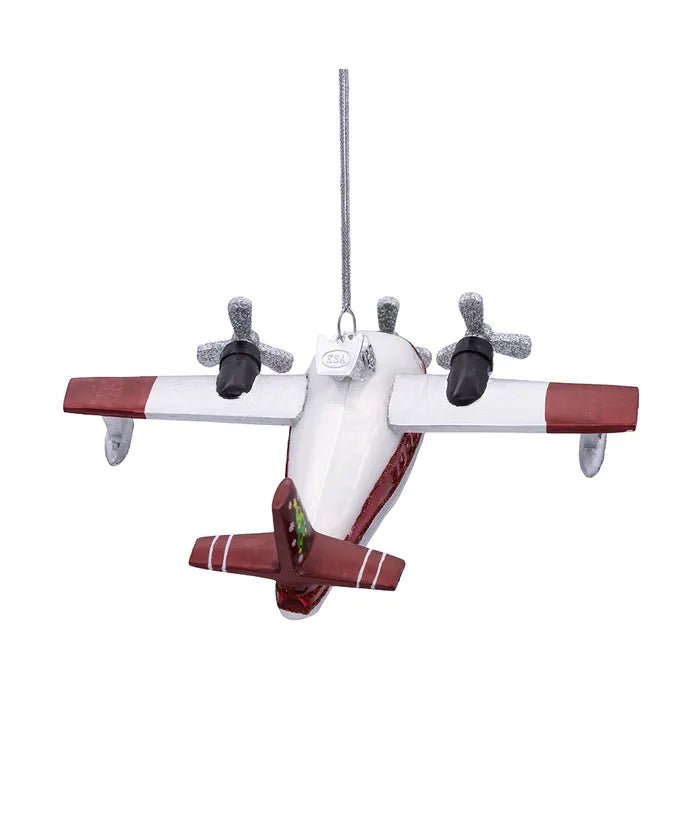 Christmas Sea Plane Ornament – 6 - Inch Noble Gems - Tree Treasures