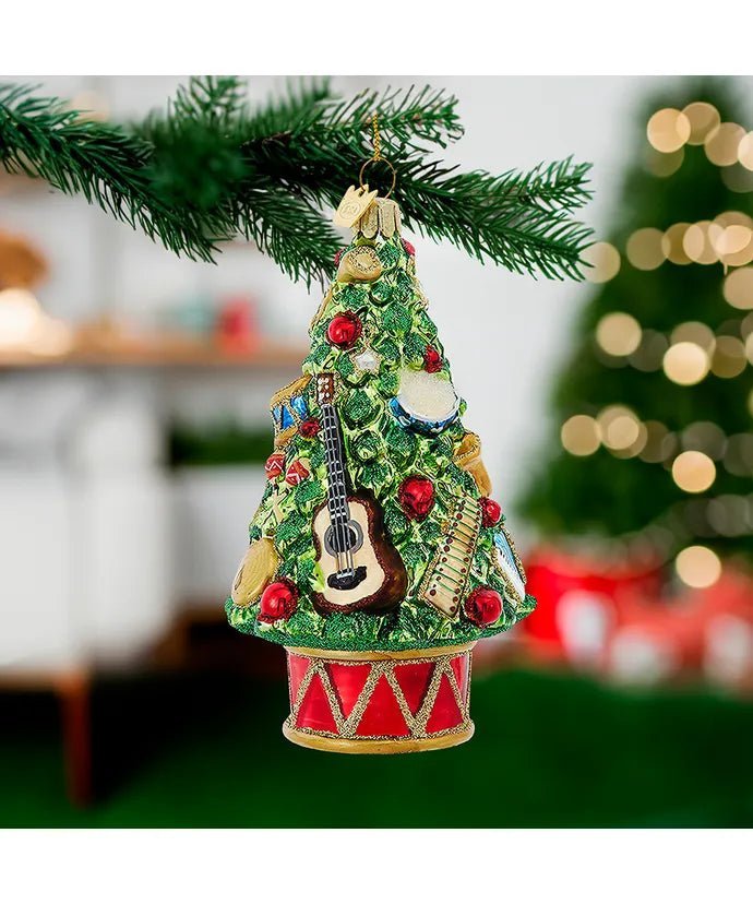 Christmas Tree with Instruments Ornament – Noble Gems 5 - Inch - Tree Treasures