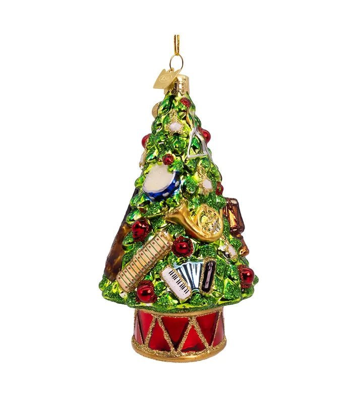 Christmas Tree with Instruments Ornament – Noble Gems 5 - Inch - Tree Treasures