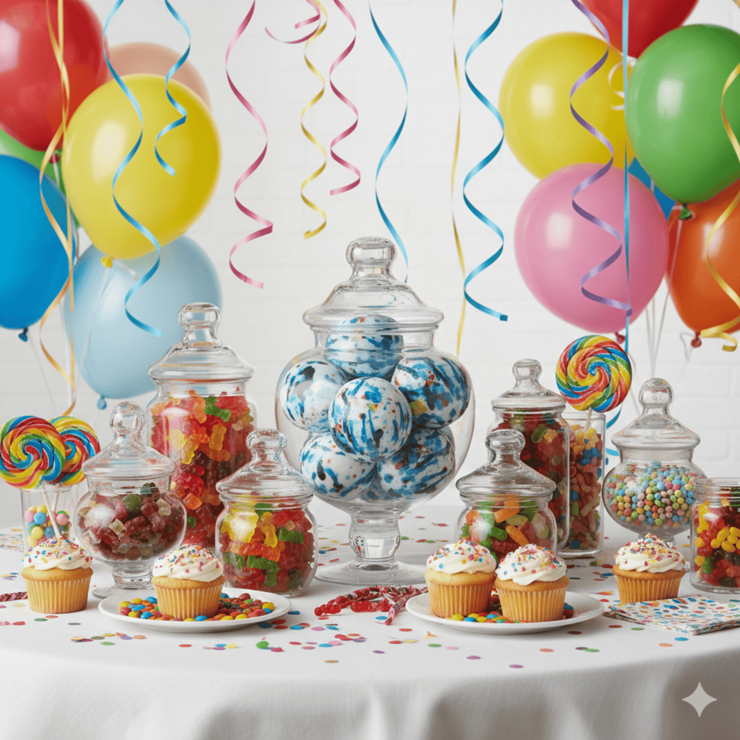 Clever Candy Colossal Unwrapped Jawbreaker 3 Inches - Tree Treasures