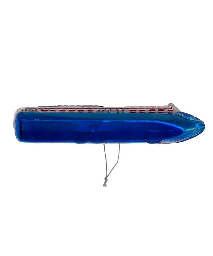 Cruise Ship Glass Ornament – 6 - Inch Noble Gems - Tree Treasures