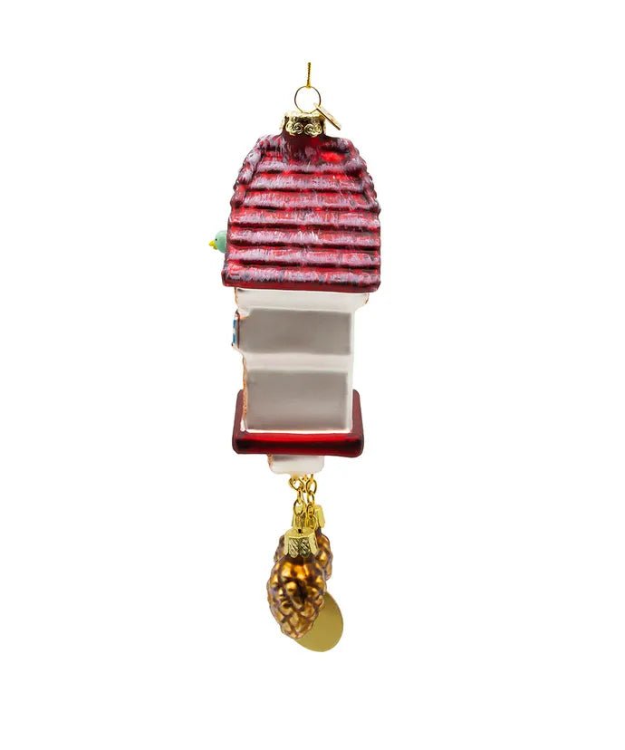 Cuckoo Clock Glass Ornament – Noble Gems Collection - Tree Treasures