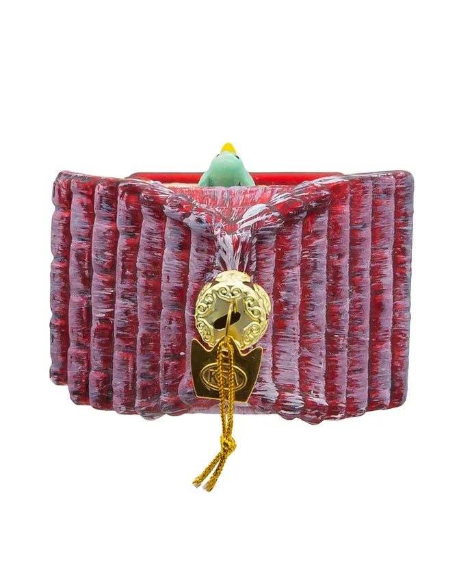 Cuckoo Clock Glass Ornament – Noble Gems Collection - Tree Treasures