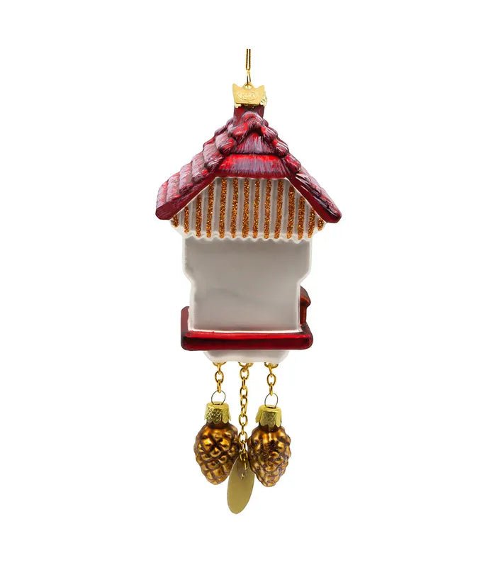 Cuckoo Clock Glass Ornament – Noble Gems Collection - Tree Treasures