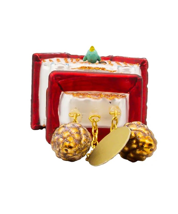 Cuckoo Clock Glass Ornament – Noble Gems Collection - Tree Treasures