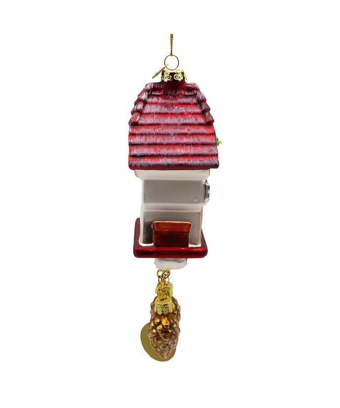Cuckoo Clock Glass Ornament – Noble Gems Collection - Tree Treasures