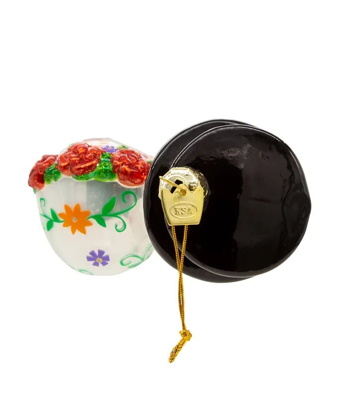 Day of the Dead Couple Glass Ornament – 4.25 - Inch Noble Gems - Tree Treasures