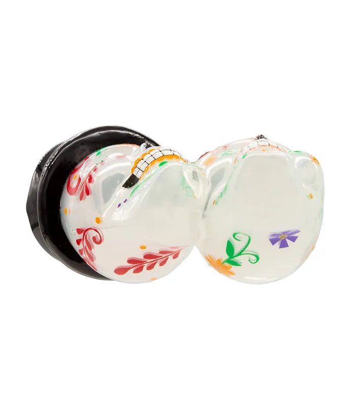 Day of the Dead Couple Glass Ornament – 4.25 - Inch Noble Gems - Tree Treasures
