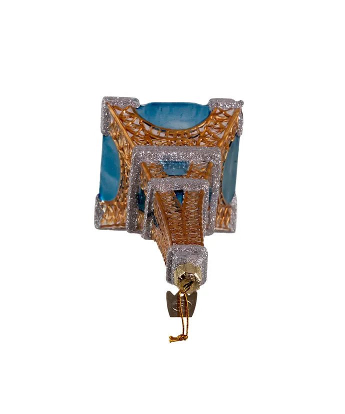 Eiffel Tower Glass Ornament – 5 - Inch Noble Gems - Tree Treasures