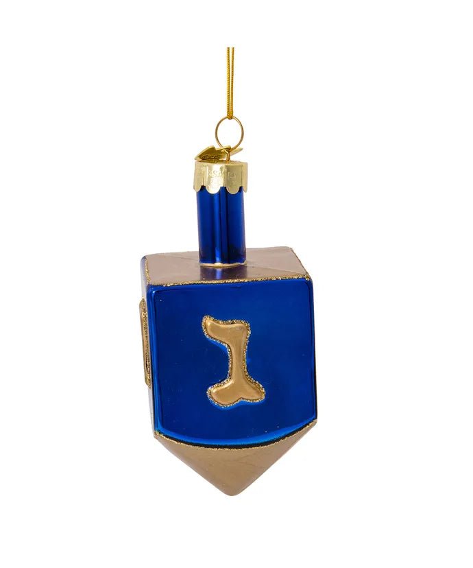 Hanukkah Ornament Set – 3 - Piece Glass – Noble Gems - Tree Treasures