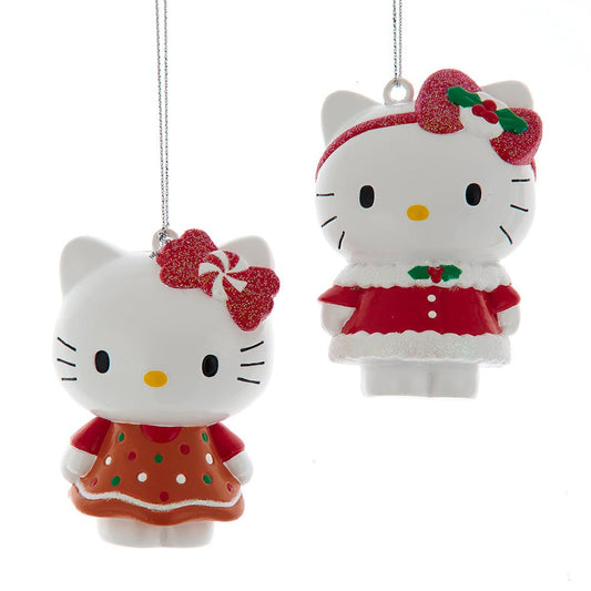 Hello Kitty™ Christmas Ornaments, 2 Assorted - Tree Treasures