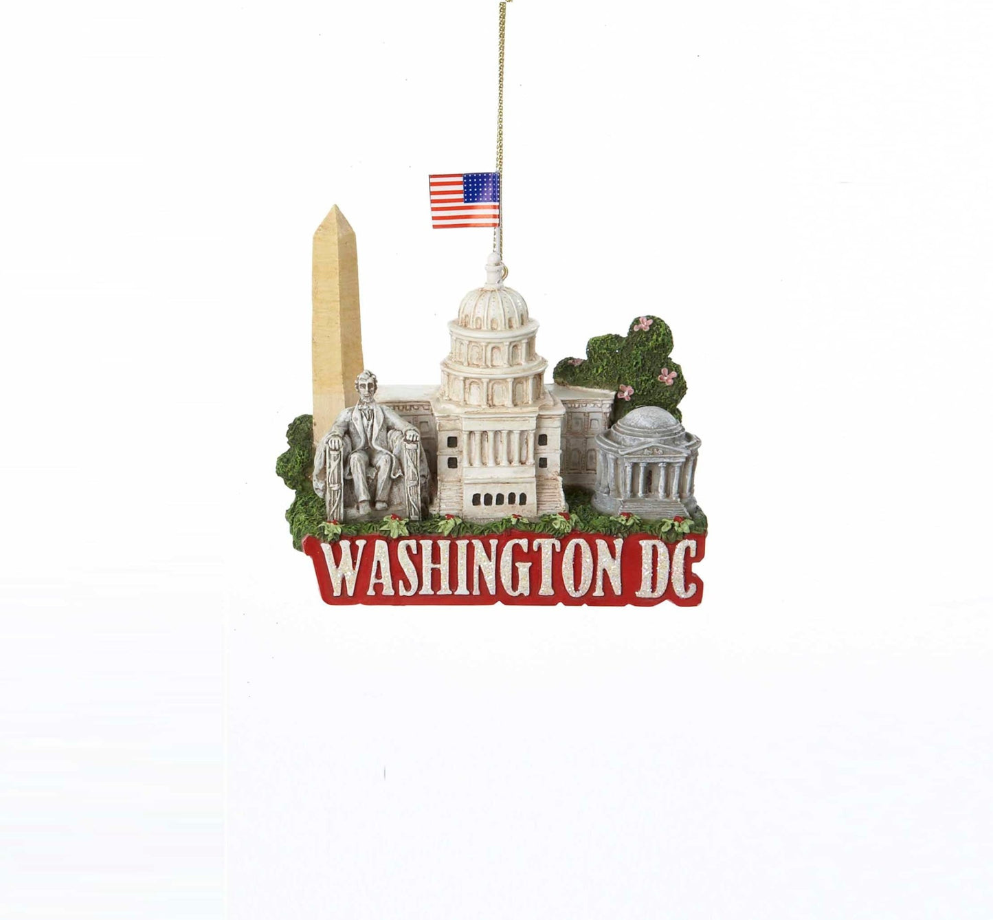 KURT ADLER 3" CITY TRAVEL WASHINGTON D.C. ORNAMENT - Tree Treasures
