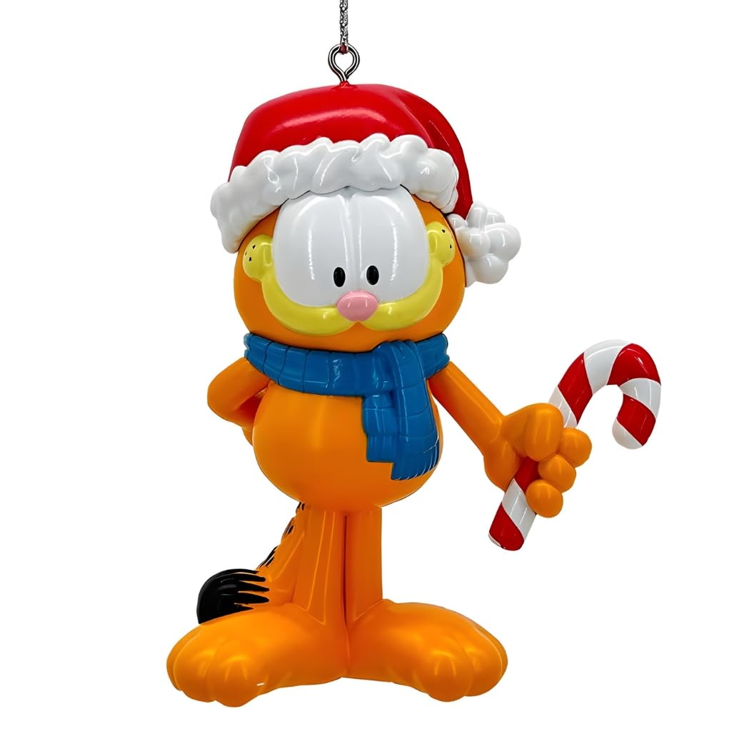 KURT ADLER 3.5" GARFIELD BLOW MOLD ORNAMENT - Tree Treasures