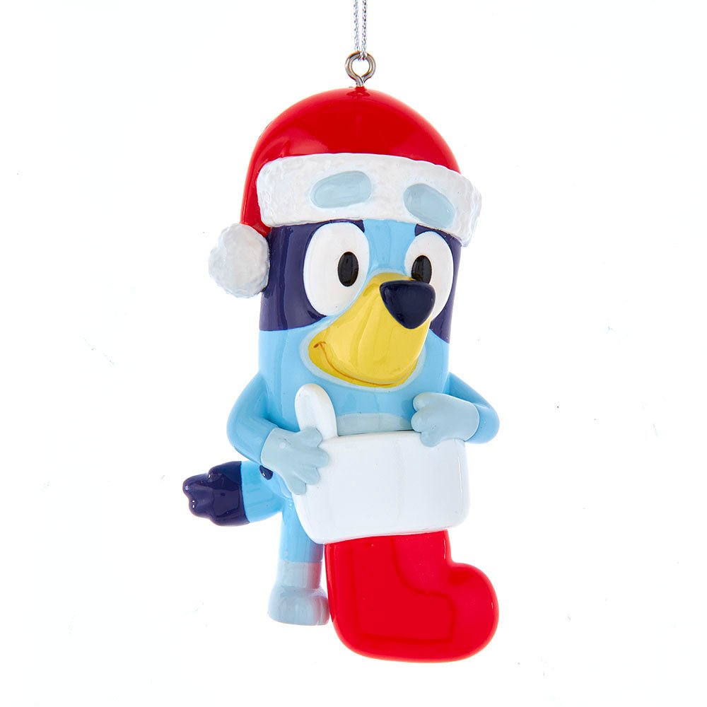 Kurt Adler 3.5" Resin Bluey Personalization Ornament - Tree Treasures