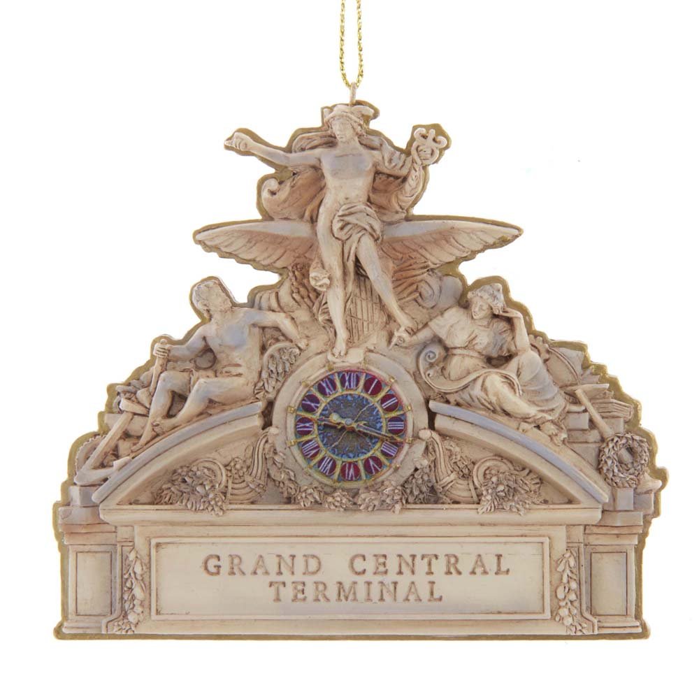KURT ADLER 4.25" MTA GRAND CENTRAL TERMINAL ORNAMENT - Tree Treasures
