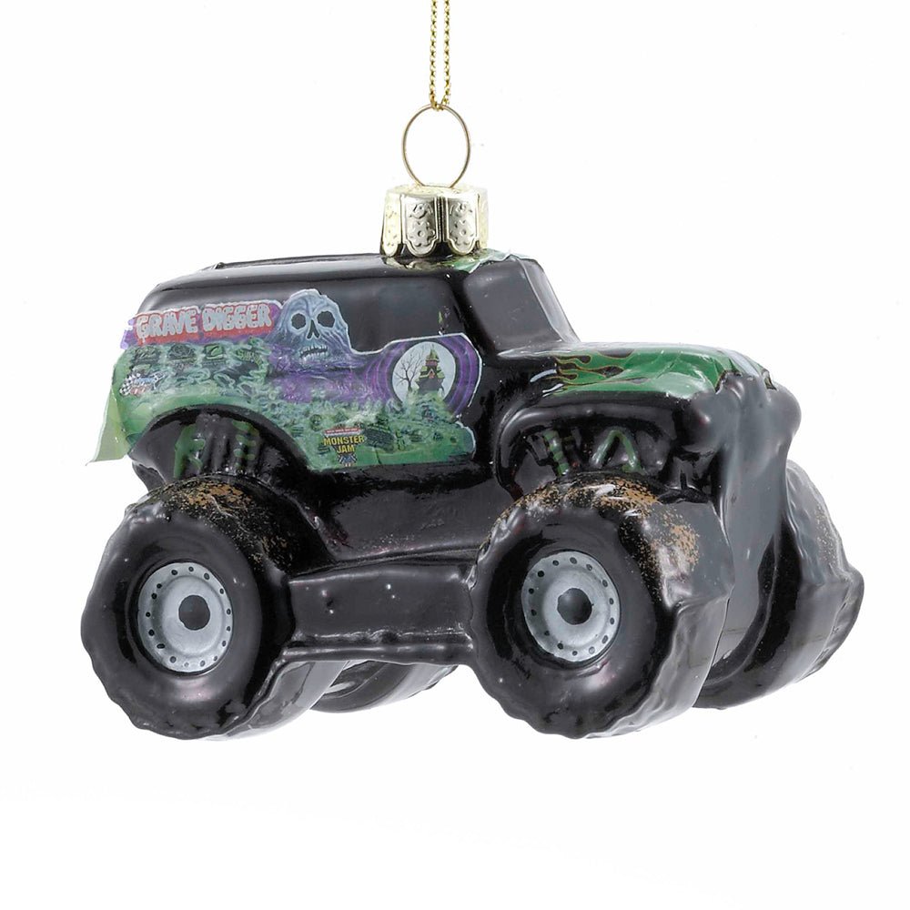 Kurt Adler 6" Monster Jam® Grave Digger Glass Ornament - Tree Treasures
