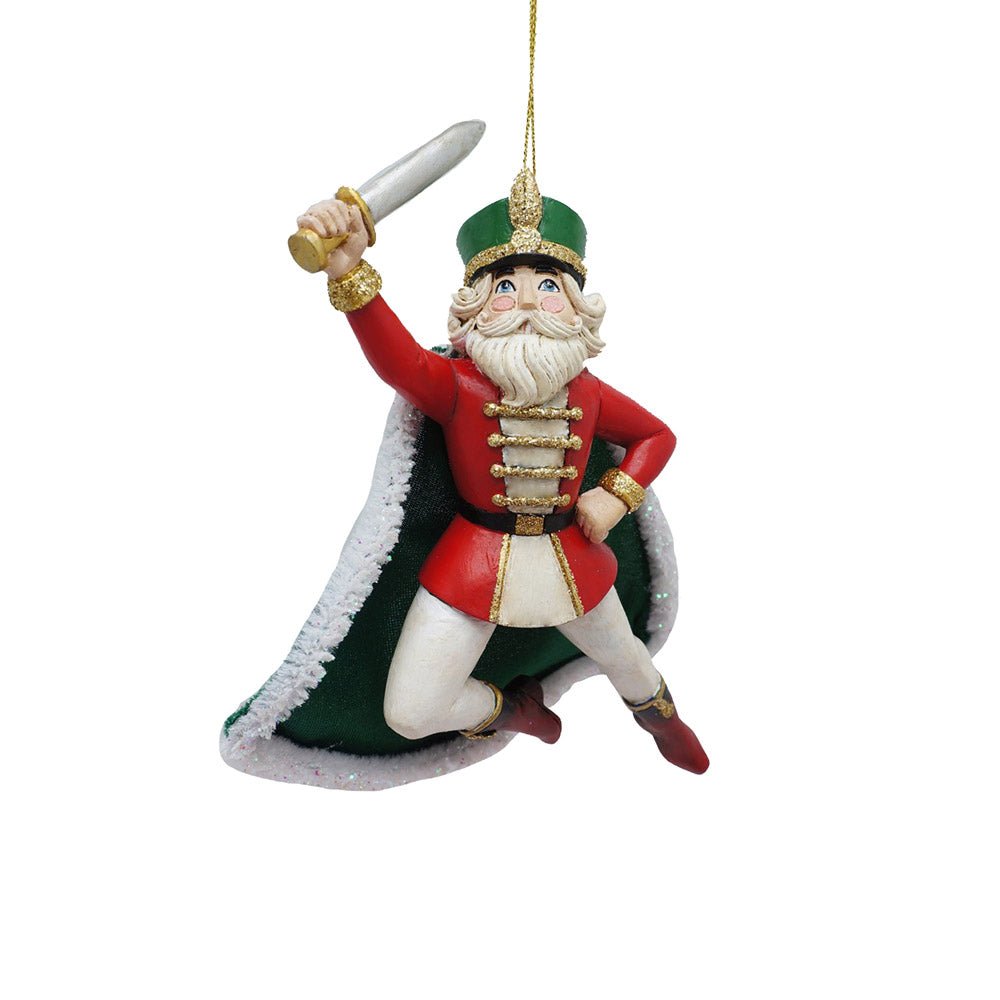 KURT ADLER 6" RESIN NUTCRACKER PRINCE ORNAMENT - Tree Treasures