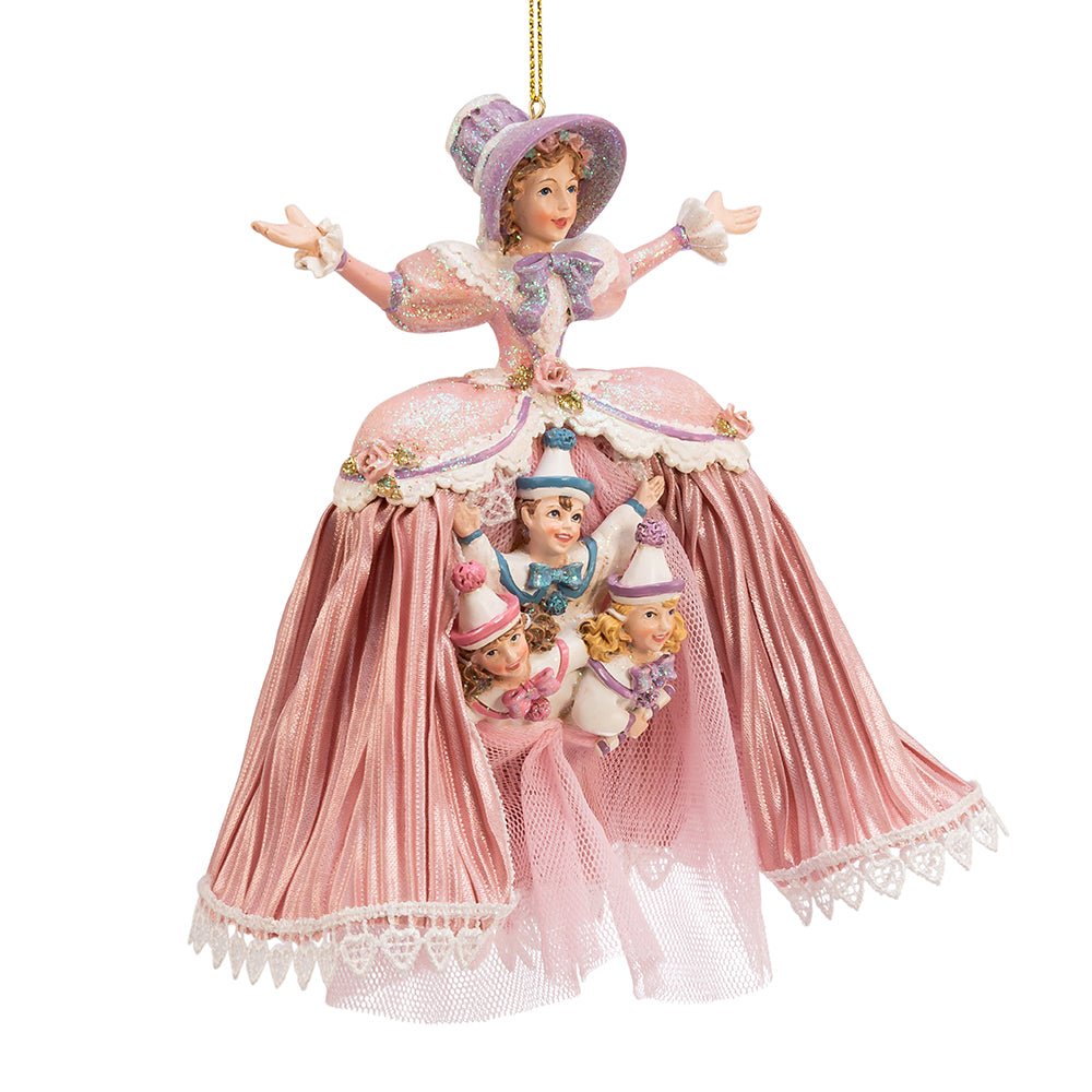 KURT ADLER 6.75" RESIN MOTHER GINGER ORNAMENT - Tree Treasures