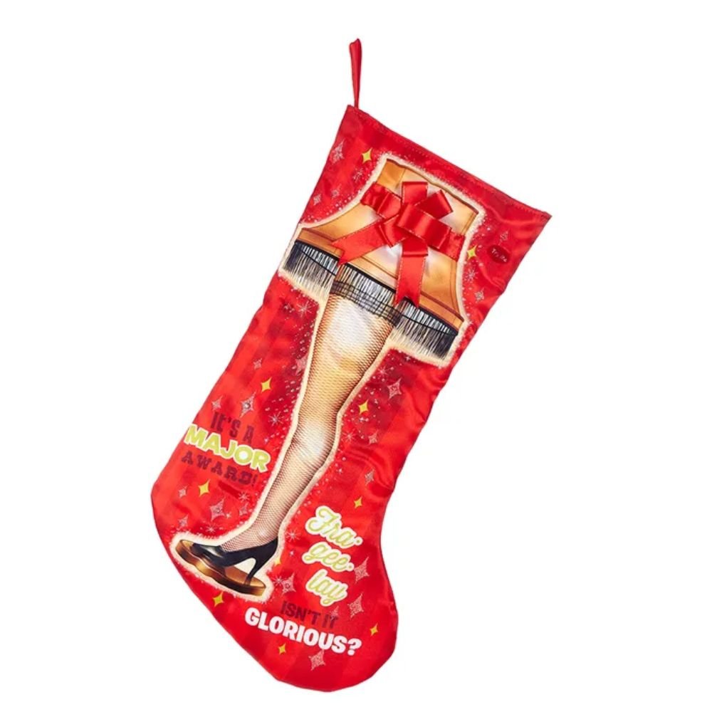 Kurt Adler A Christmas Story™ Leg Lamp Lighted Stocking, 19 Inches - Tree Treasures