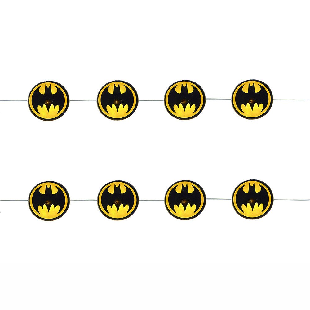 Kurt Adler Batman™ 20 - Light LED Fairy String – 9' Battery Operated Lights - Tree Treasures