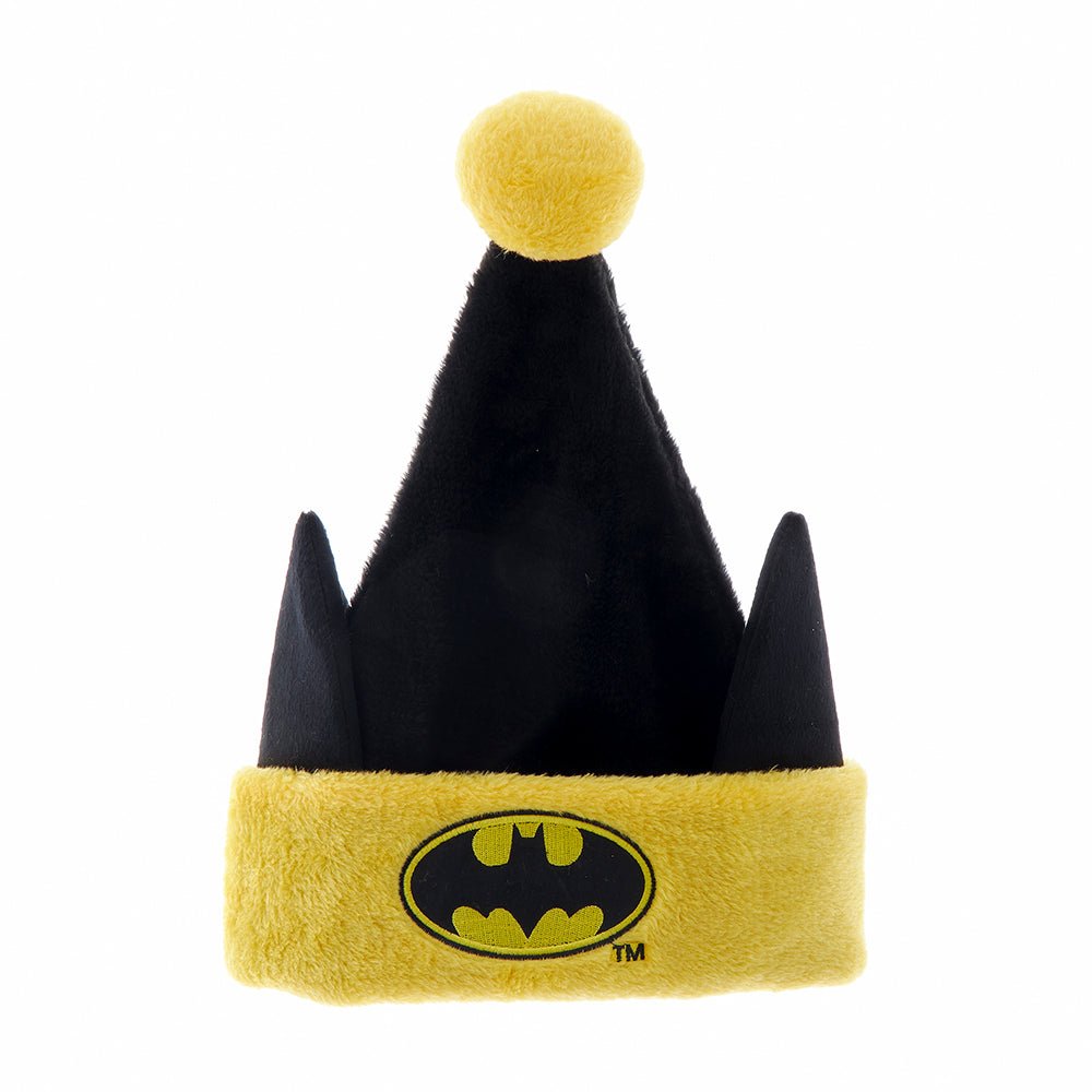 Kurt Adler Batman™ Santa Hat with Bat Ears – Holiday Superhero Style - Tree Treasures