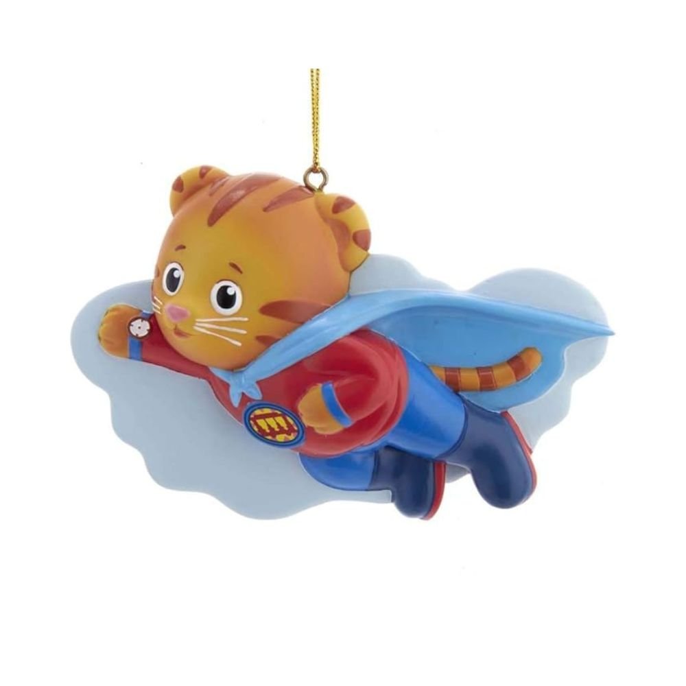 Kurt Adler Daniel Tiger Super Hero Ornament For Personalization, 4.5 Inches - Tree Treasures