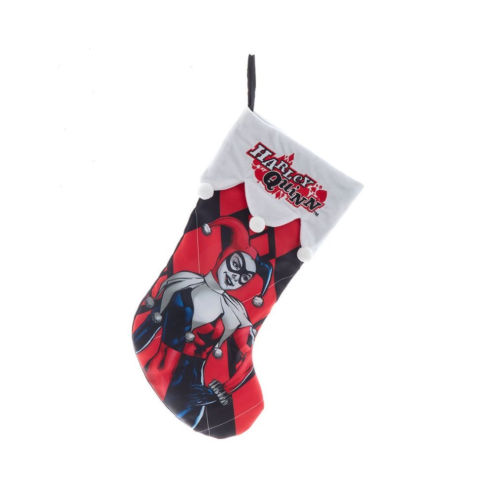Kurt Adler DC Comics™ Harley Quinn Stocking – 19-Inch Christmas Decor, Tree Treasures