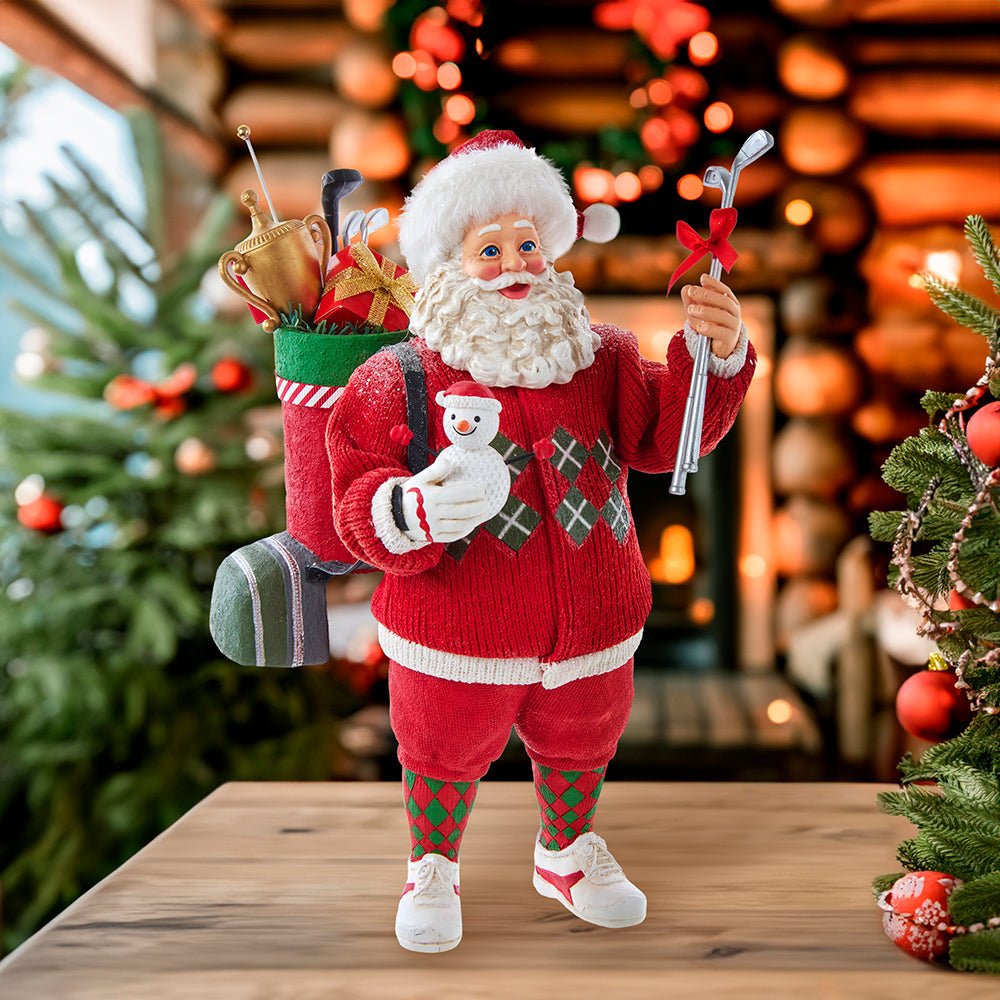 Limited edition Fabriché™ Fisherman Santa Figurine, 10.5 Inches adds joy to your decor