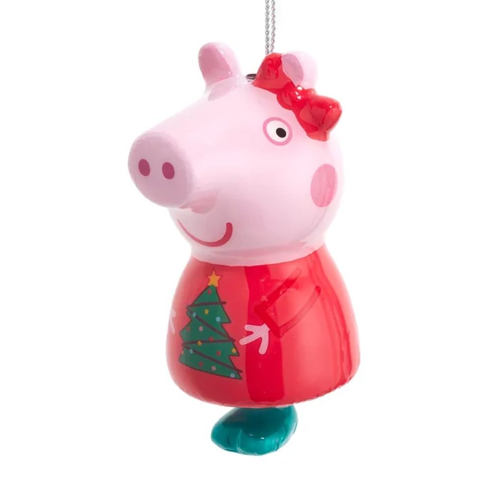 Kurt Adler Peppa Pig™ Decoupage Ornament, 3.5 Inches - Tree Treasures